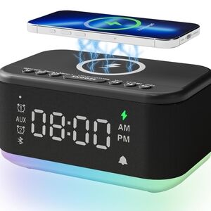 Broserengy Alarm Clock And Wireless Charger
